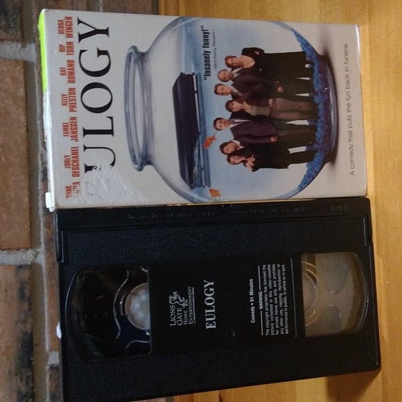 6/$15 Eulogy comedy Drama VHS tape - Picture 7 of 8